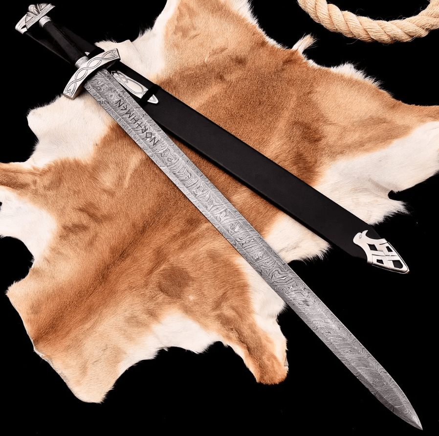 Northmen Viking Sword | Hand-Forged High-Carbon Steel | Collector Display Sword with Scabbard