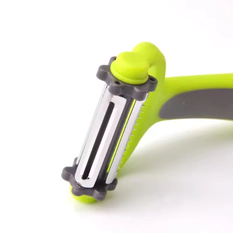 3-in-1 Multifunction Vegetable Peeler Slicer Grater for Potato Carrot Cucumber, Fruit Melon Peeling Tool Kitchen Gadget