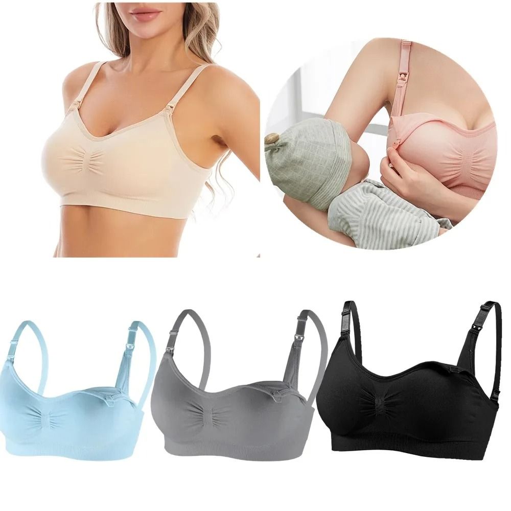 Seamless Non-Sagging Nursing & Sports Bra