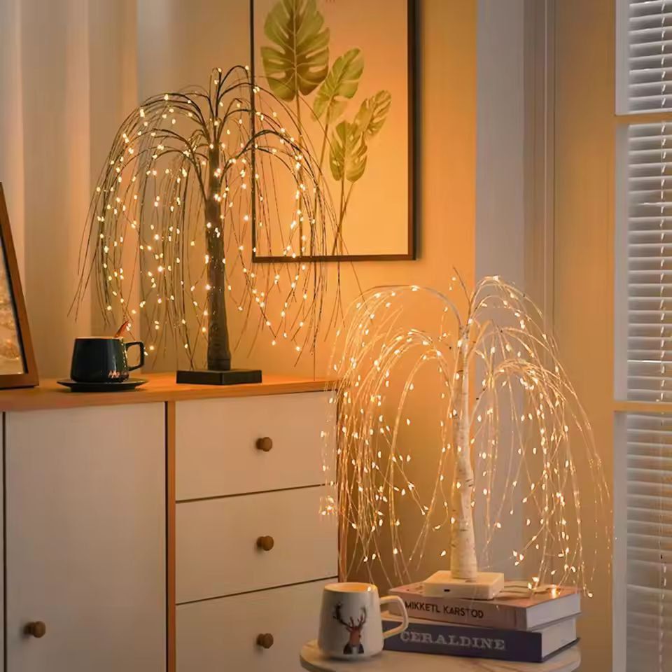 Enchanted Willow Glow – LED Fairy Light Bonsai Tree