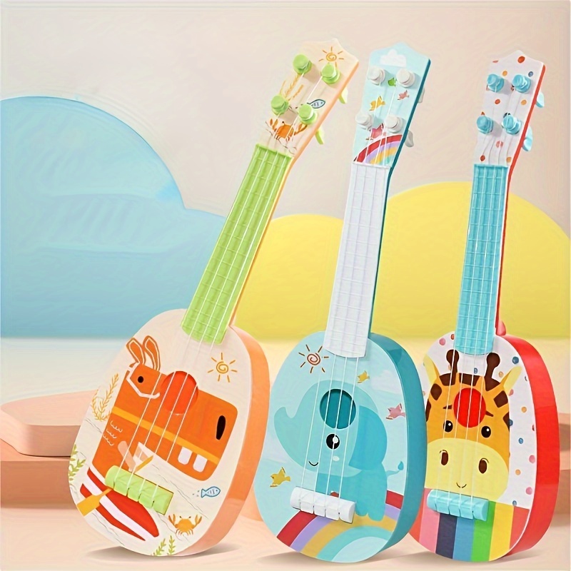Toddler Ukulele Guitar, Fun Musical Toy for Beginners, Compact Design for Engaging Learning