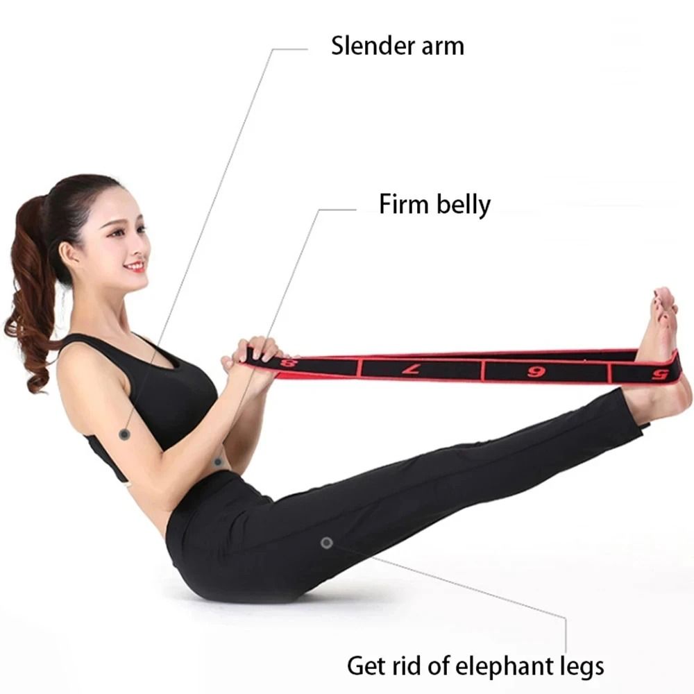 Adjustable Stretching Resistance Yoga Belt