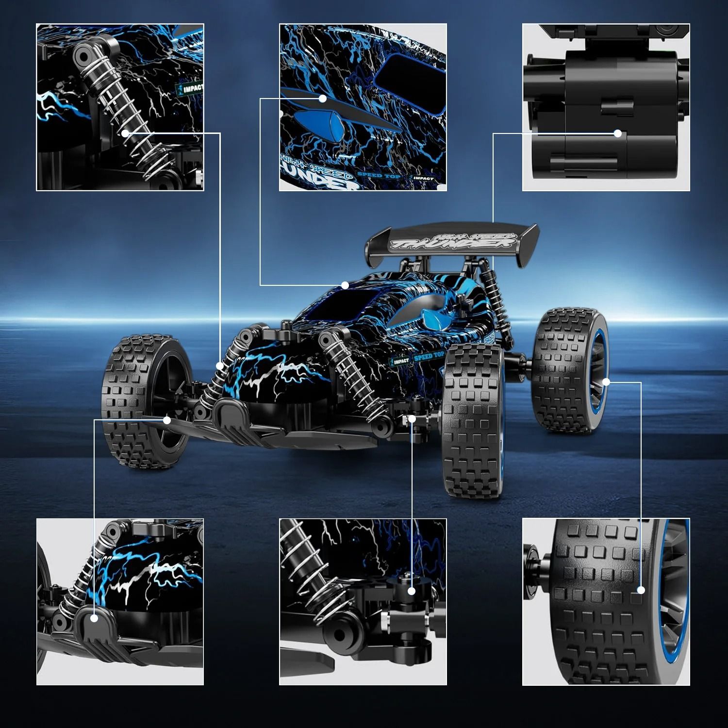 High Speed 1 18 RC Car 20kmh Remote Control Drift Car with Rechargeable Battery
