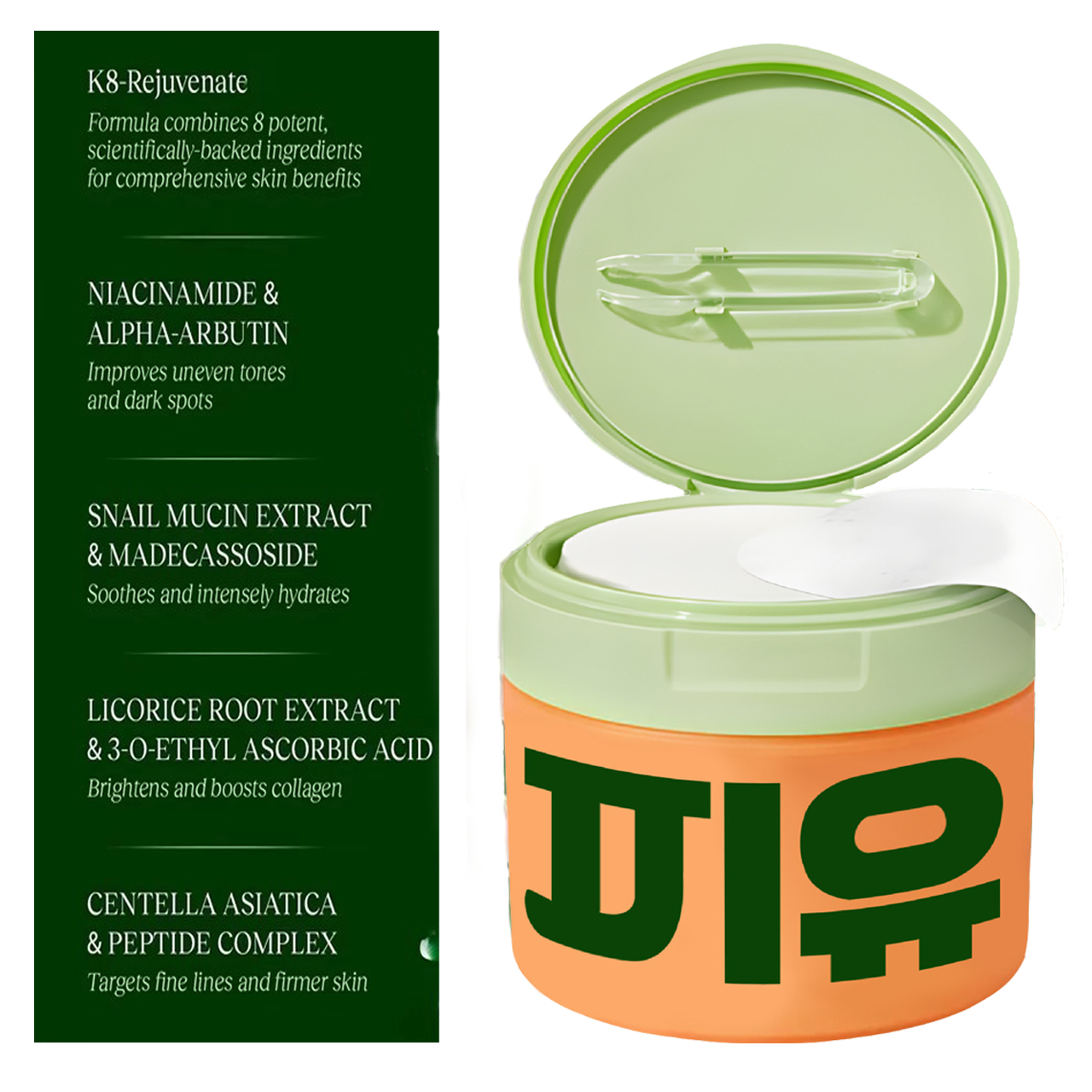 Dark Spot & Wrinkle Minimizing Solution, Anti-Aging Toner Pads with Snail Mucin, Niacinamide, and Peptide Complex