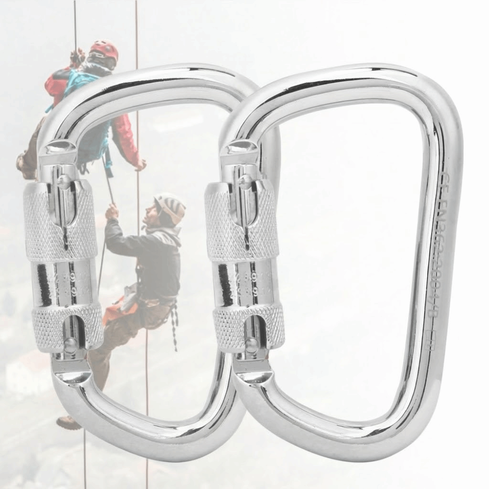 Shaped Hanging Buckle Carabiner, Heavy Duty Climbing Tool, Outdoor Adventure