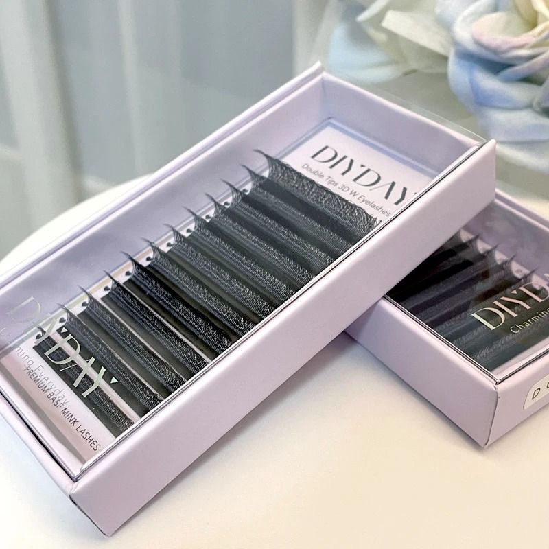 DIYDAY W Shape Eyelash Extensions Premade Fan Volume Lashes
