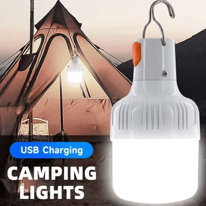 USB Rechargeable 60W LED Outdoor Emergency Lantern and Portable Camping Light