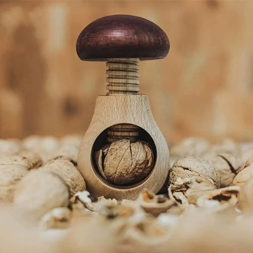 Walnut Cracker Adjustable Mushroom Shape Nutcracker
