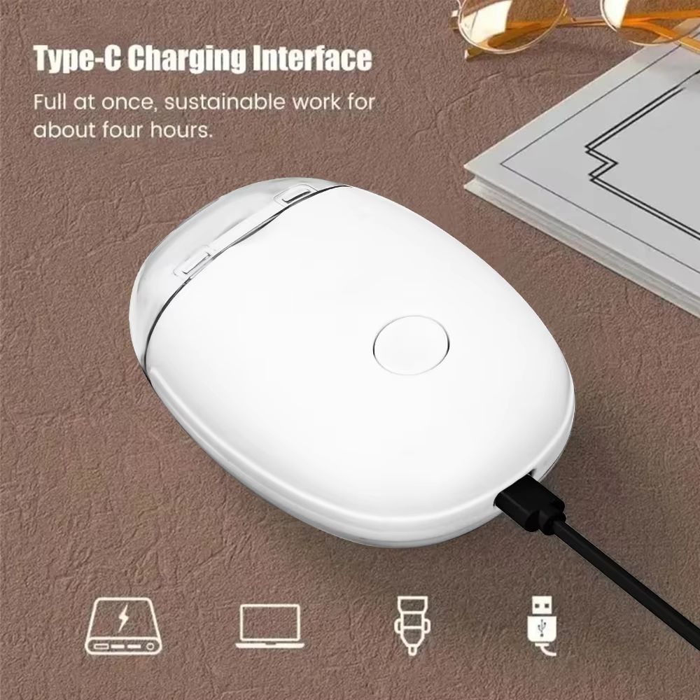 2 in 1 Electric Nail Clipper with LED Light Automatic Nail Grinder Trimmer for Baby & Adults