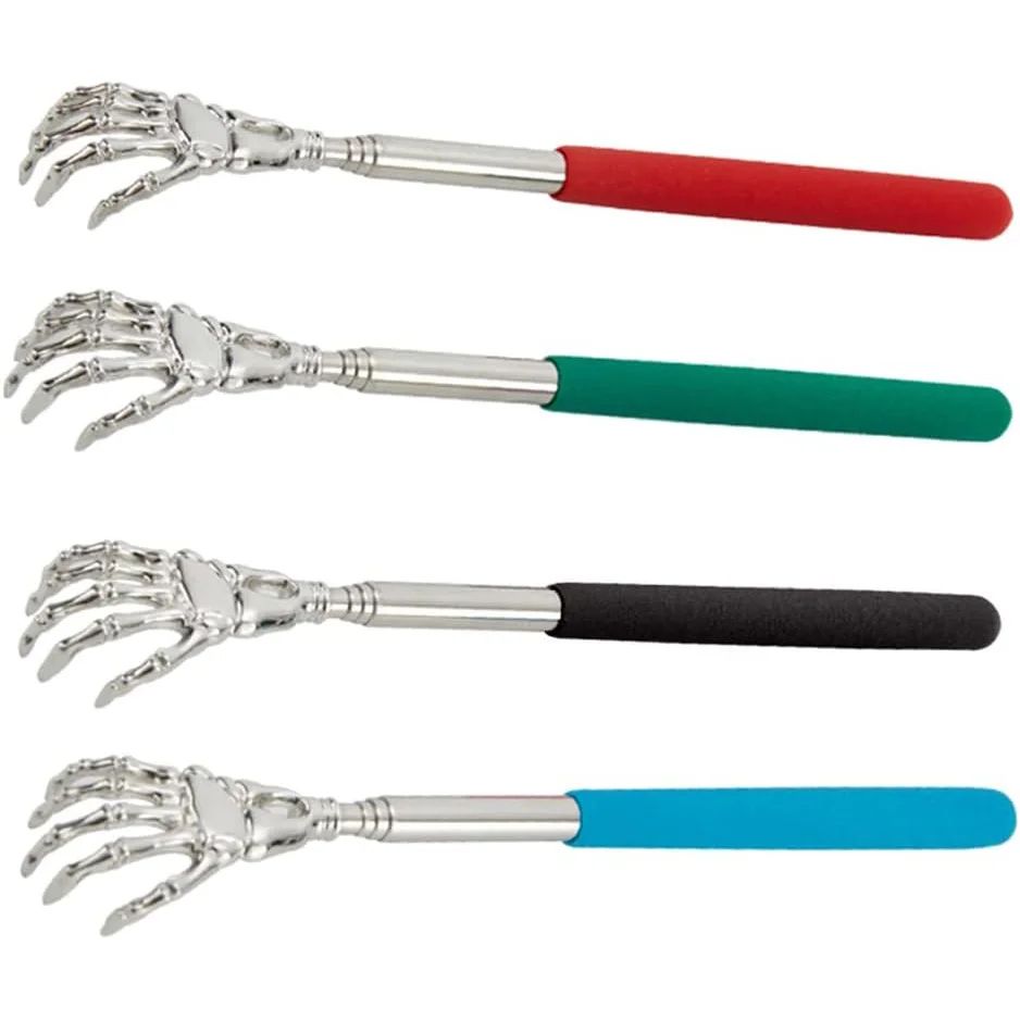 Telescopic Stainless Steel Back Scratcher & Itch Relief Massager
