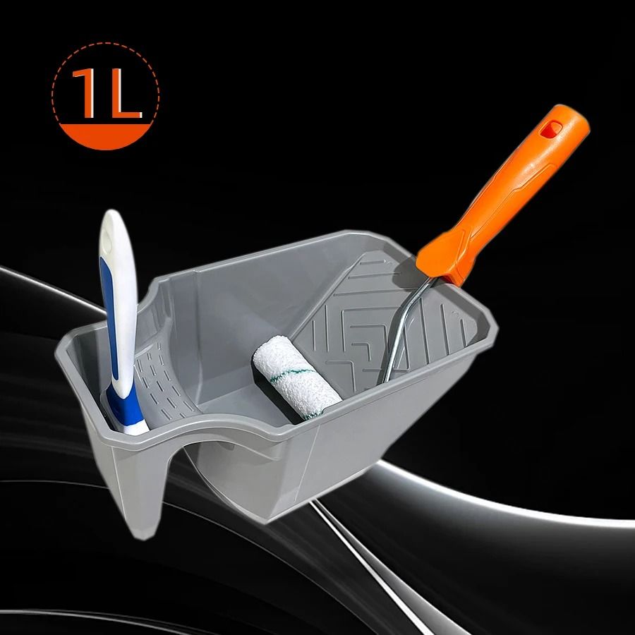 Handheld Paint Cup With Roller Frame