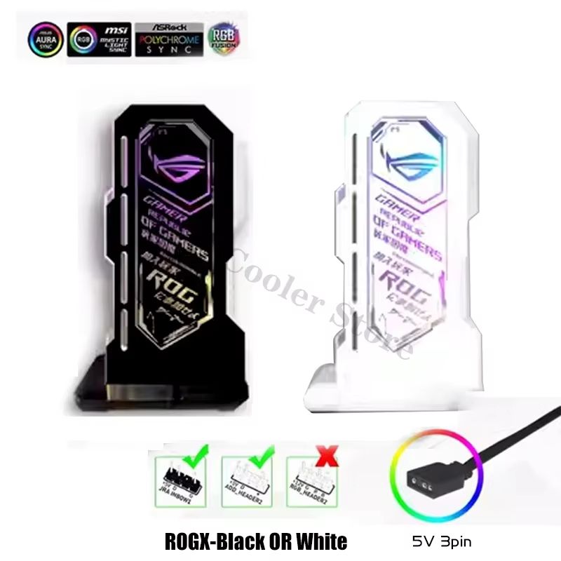 Faith Luminous ARGB Vertical GPU Holder & Graphics Card Jack Bracket
