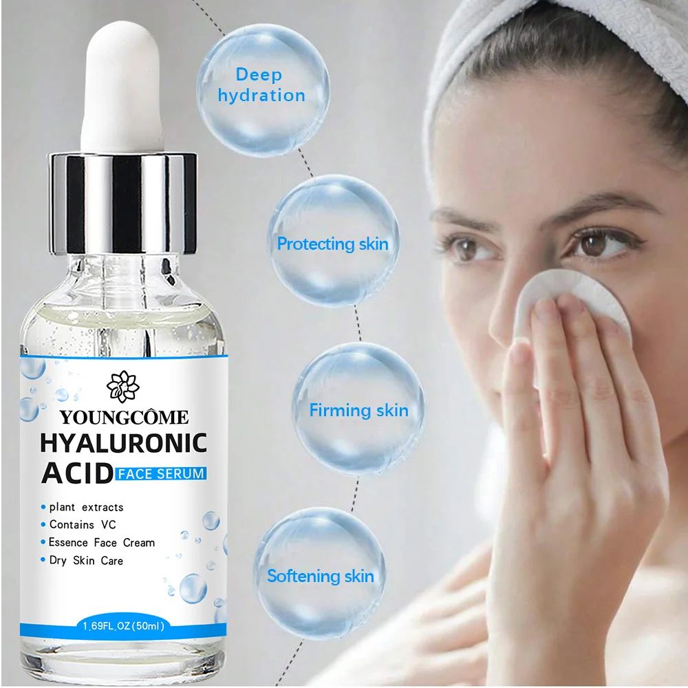 HydraPure Hyaluronic Acid Facial Essence – Deep Moisturizing Korean Skincare Serum for Plump & Radiant Skin