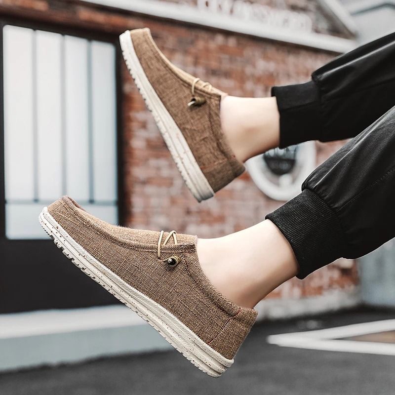 Breathable Canvas Walking Flats