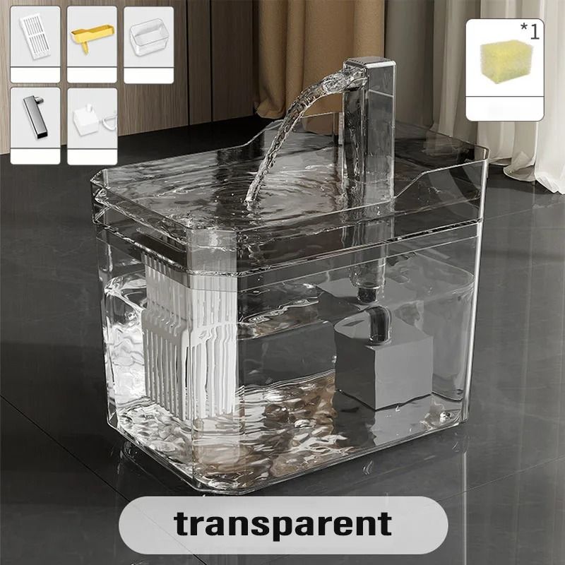 1.5L Cat Water Fountain USB Automatic Pet Water Dispenser with Circulating Filter