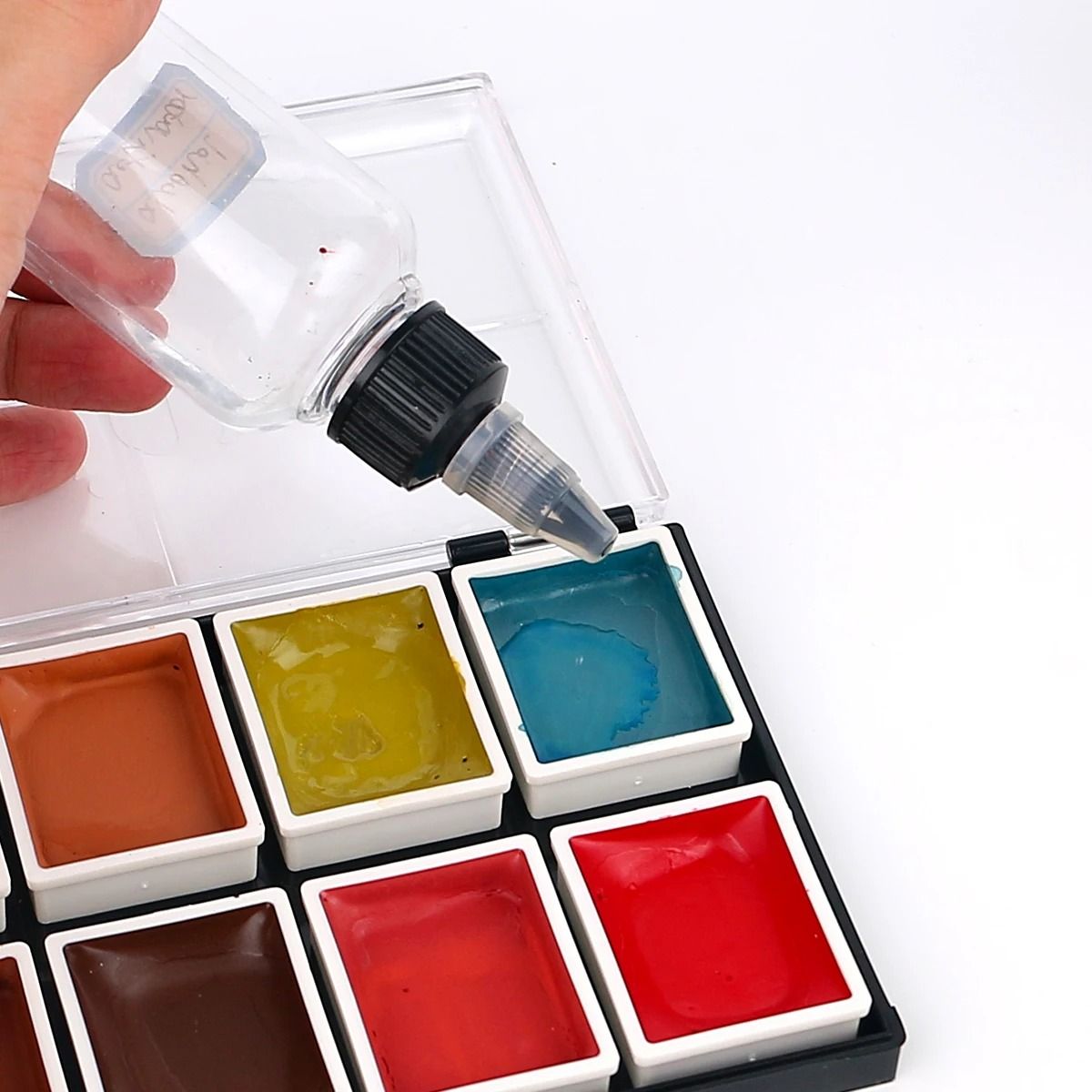 Alcohol-Activated SFX Palette – 12-Color Waterproof Artist Collection