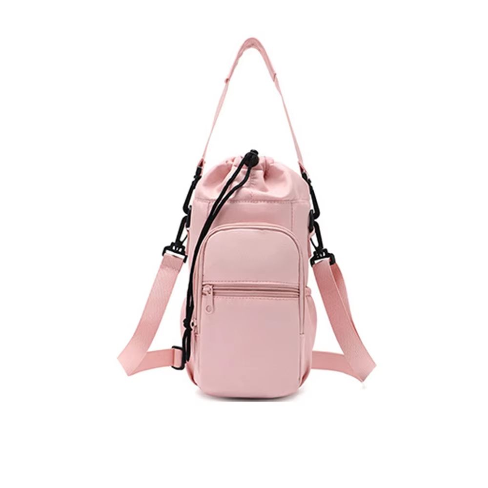 Insulated Crossbody Water Bottle Sling Bag with Phone Pocket