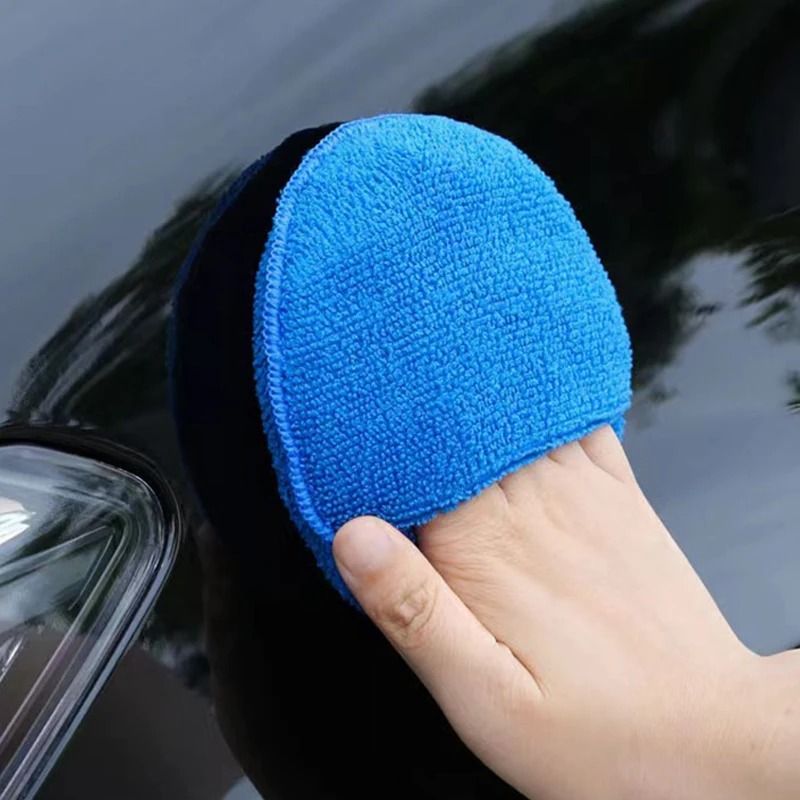Microfiber Wax Applicator Pads for Car Polishing and Auto Care