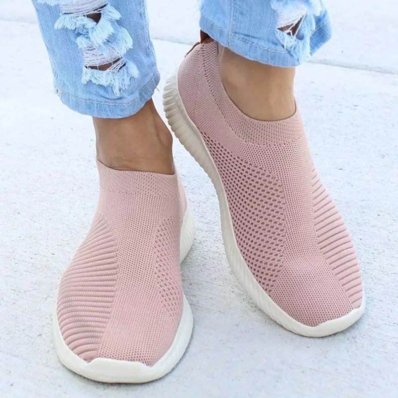 Women Slip On Sneakers Casual Lightweight Walking Shoes