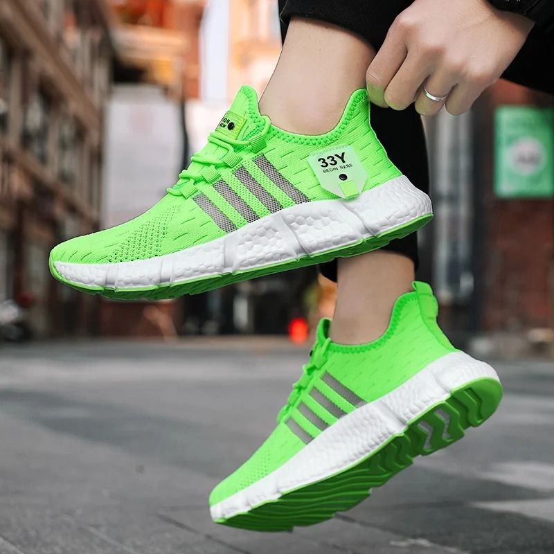 Mens Breathable Mesh Lightweight Walking and Running Sneakers