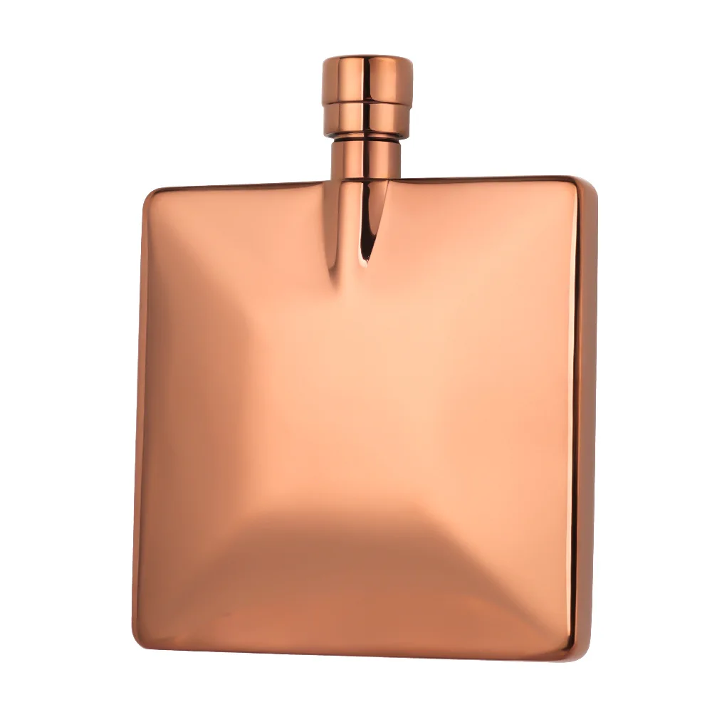 Portable Stainless Steel Flask for Whiskey and Spirits