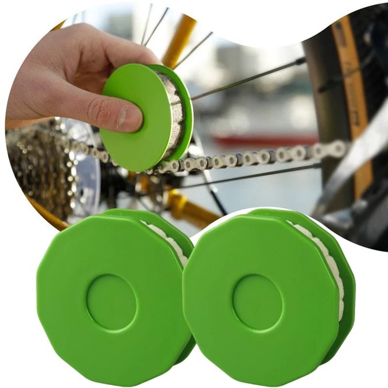 Bicycle Chain Oil Lubricator Roller Cleaner Chain Oiler Tool