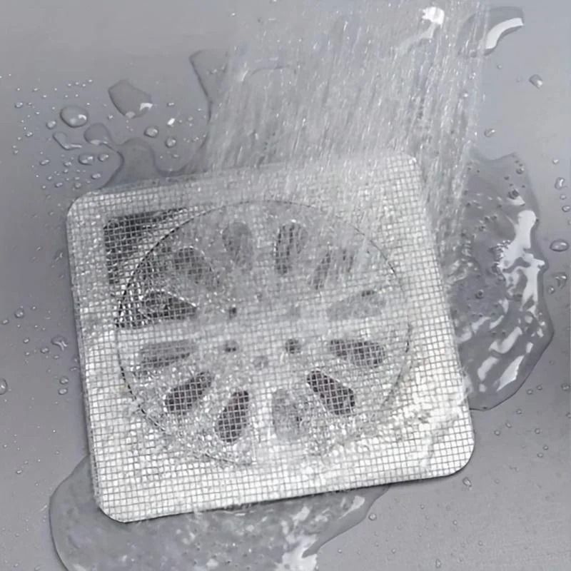 Disposable Drain Hair Catcher Mesh 10 Piece Pack