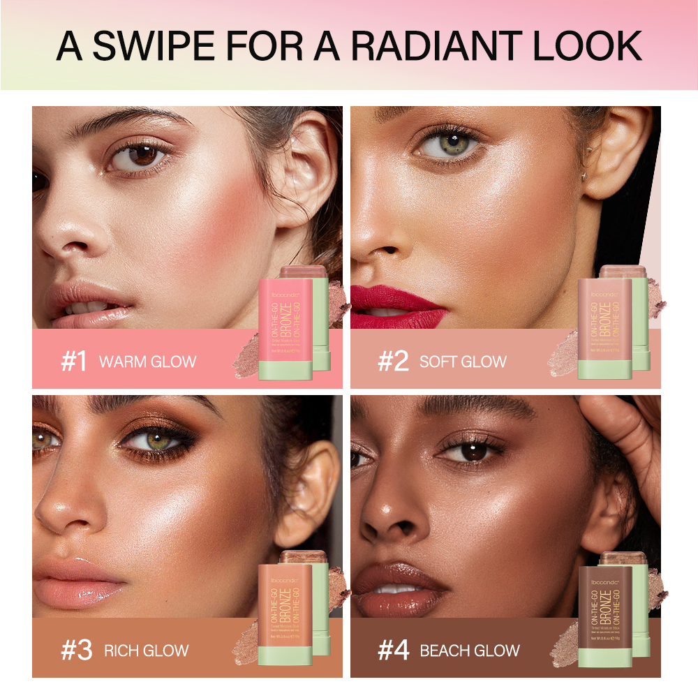 High Gloss Stick Face Brightening, Rotary Small Gold Tube Concealer, Pearl Gloss Dressing Stick