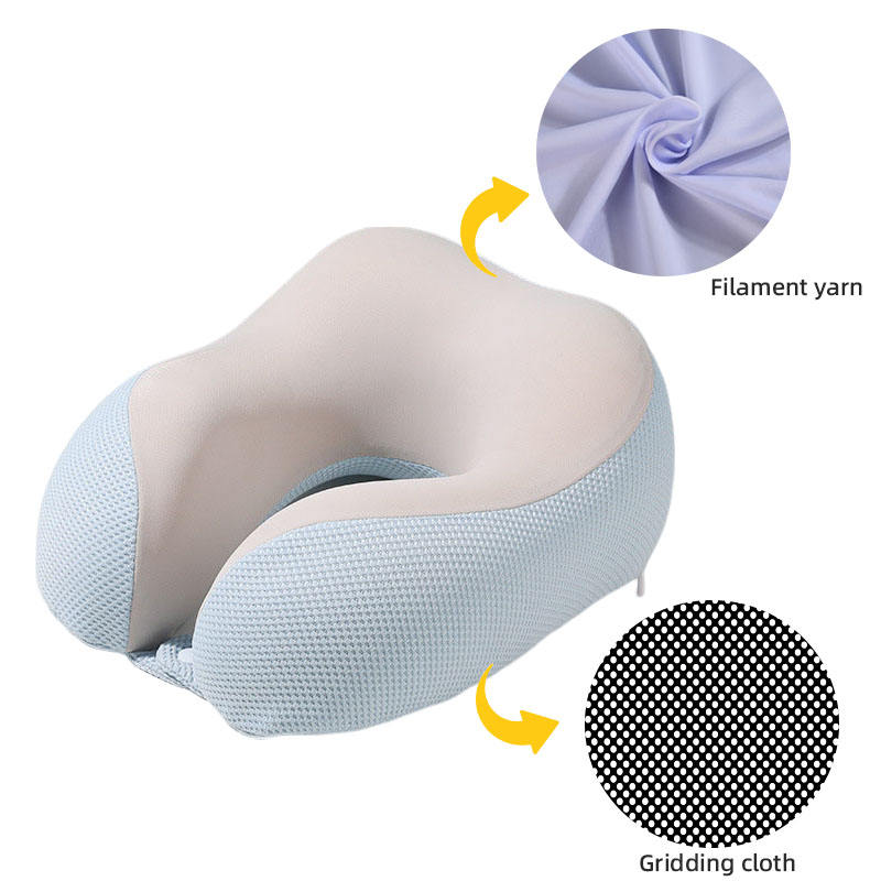 Ergonomic U Shaped Memory Foam Neck Pillow for Travel & Cervical Spine Relief