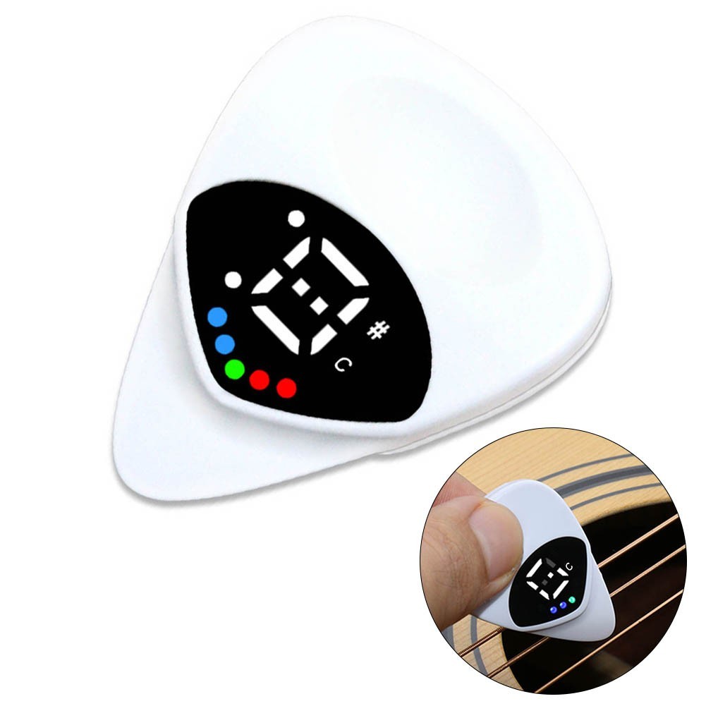 Guitar Tuner, Picks Tuner for Acoustic, Electric Guitar, Bass, Mandolin, Essential Musical Accessories