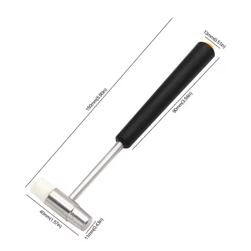 Mini Double Head Hammer Metal and Rubber Repair Tool
