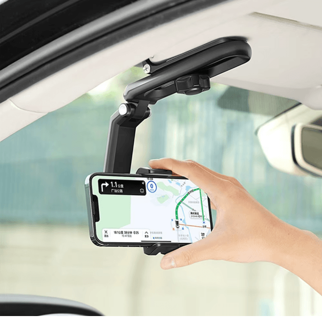 Car Sun Visor Phone Holder 360 Rotating Universal Sun Visor Phone Mount for Hands Free Driving