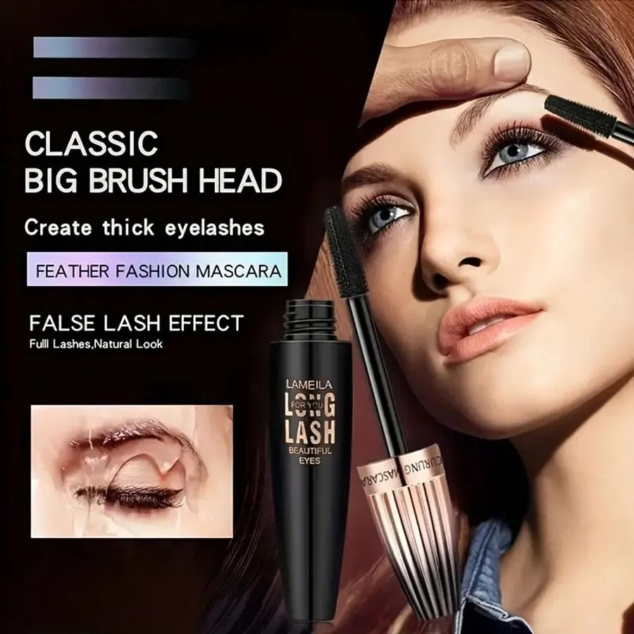 Waterproof 4D Mascara for Thick Long Lashes