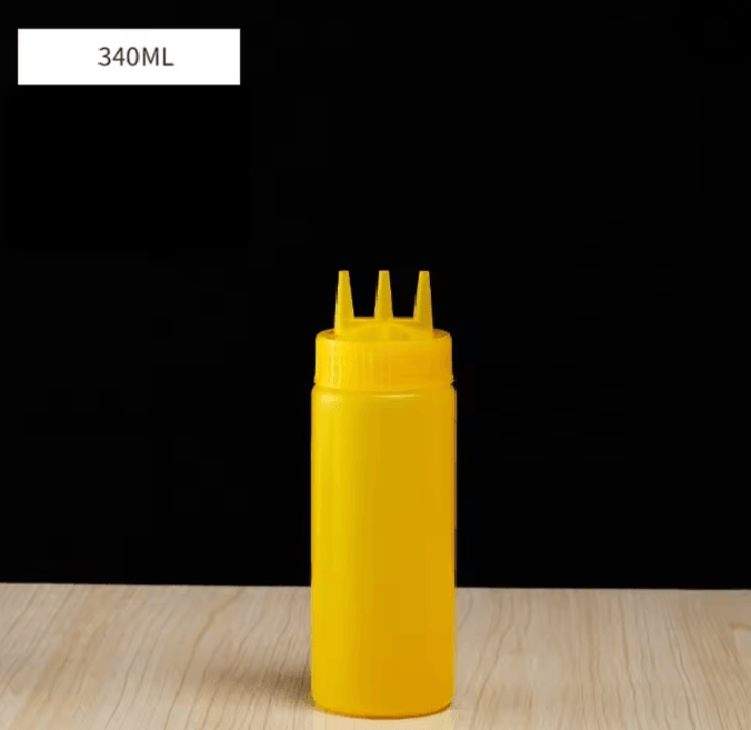 Squeezable Sauce Bottle with Nozzles