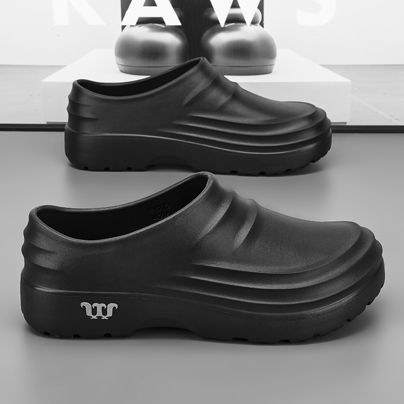 Non Slip Chef Shoes Oil Proof Slip On Kitchen Work Shoes