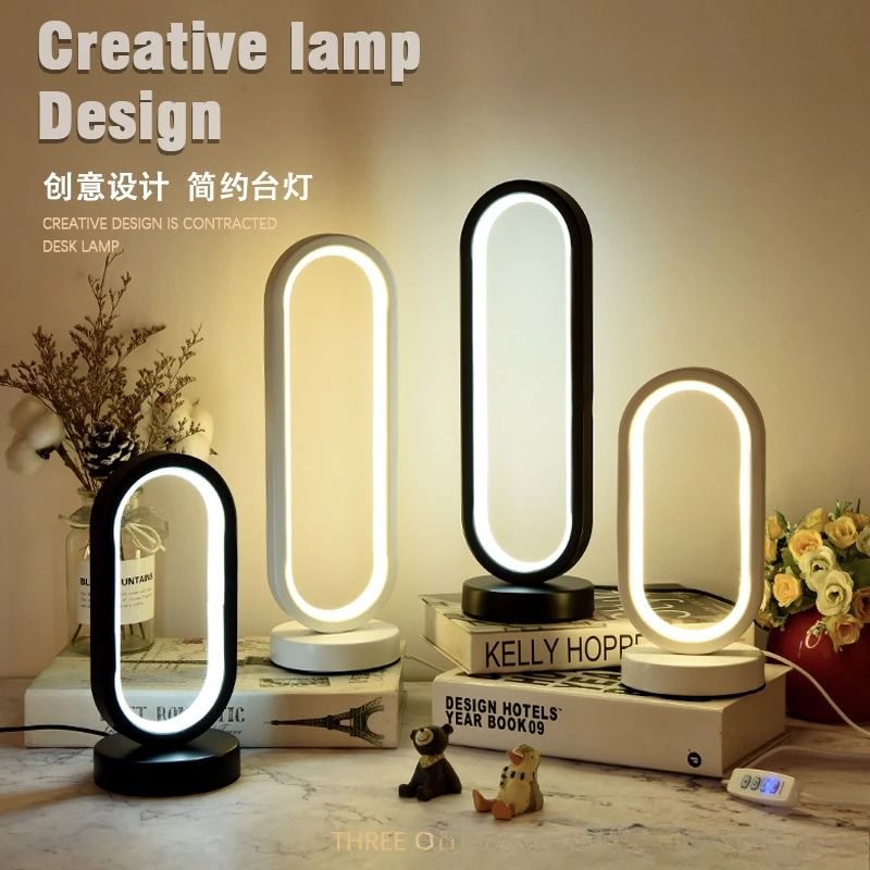 Retro Radio USB Plug In LED Night Light with Tri Color Dimming for Bedroom and Living Room