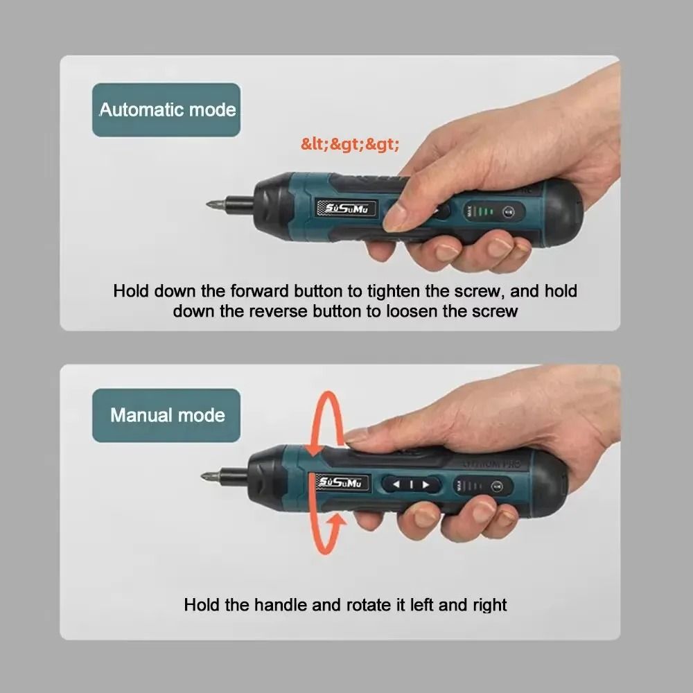 Mini Electric Screwdriver Set USB Rechargeable