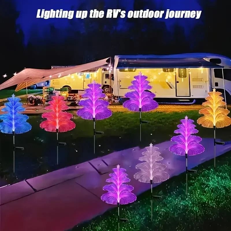 Solar Luminescent Jellyfish Bloom Stakes