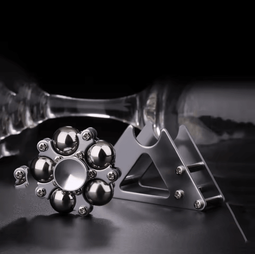 Double Pendulum Metal Fidget Spinner Foldable Anti Stress Gyroscope Desk Toy