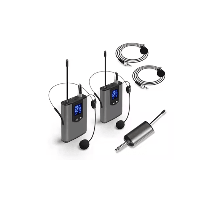 ClearVoice Pro Wireless Microphone System with Headset and Lavalier Mic