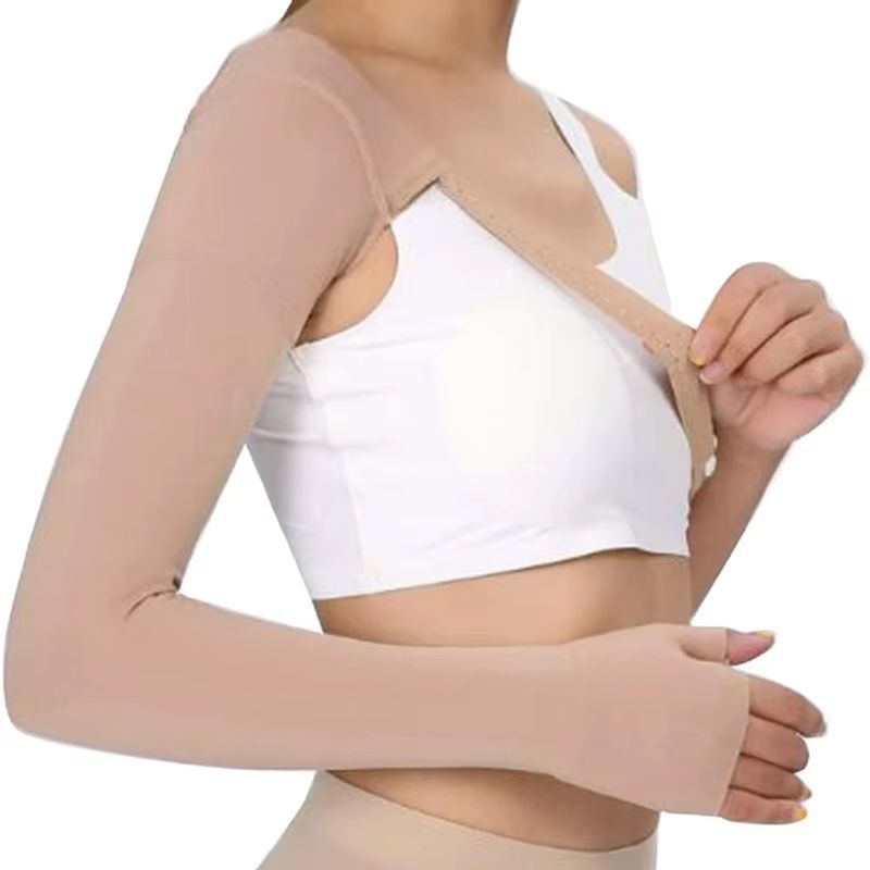 Medical Compression Arm Sleeve Post Mastectomy & Lymphedema Support Sleeve for Men & Women, 30–40 mmHg Anti-Swelling
