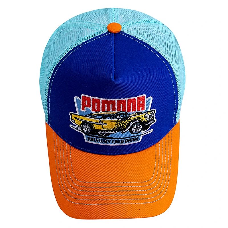 Big Truck Embroidered Mesh Trucker Hat – Adjustable Summer Fishing Snapback Cap