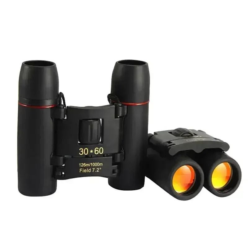 30x60 Compact Zoom Binoculars | HD Powerful Mini Telescope | Professional 1000m Long Range Optics for Hunting & Sports