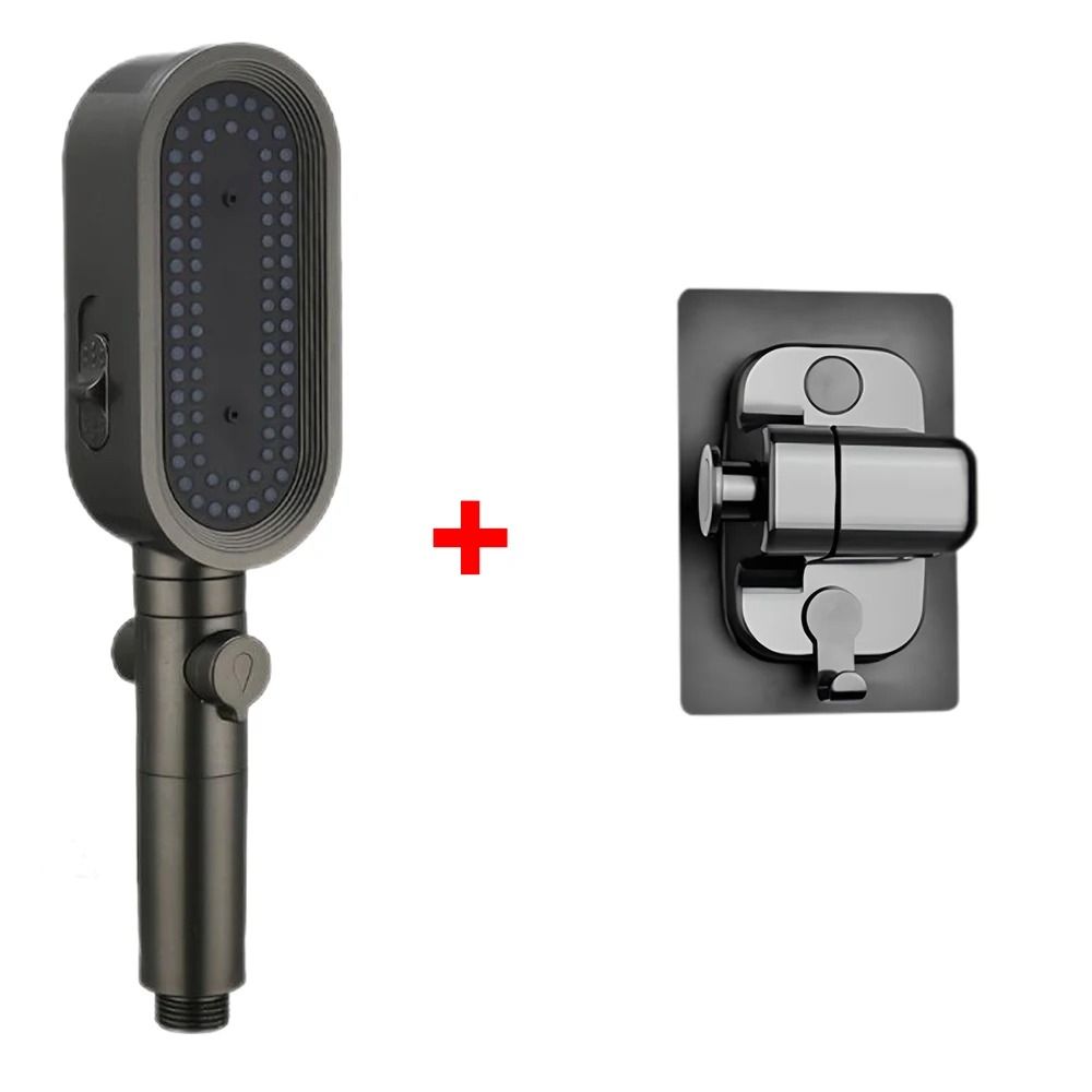 3 Modes Powerful Handheld Shower Head Anti-Clogging and Anti-Limescale Flexible Bath Head
