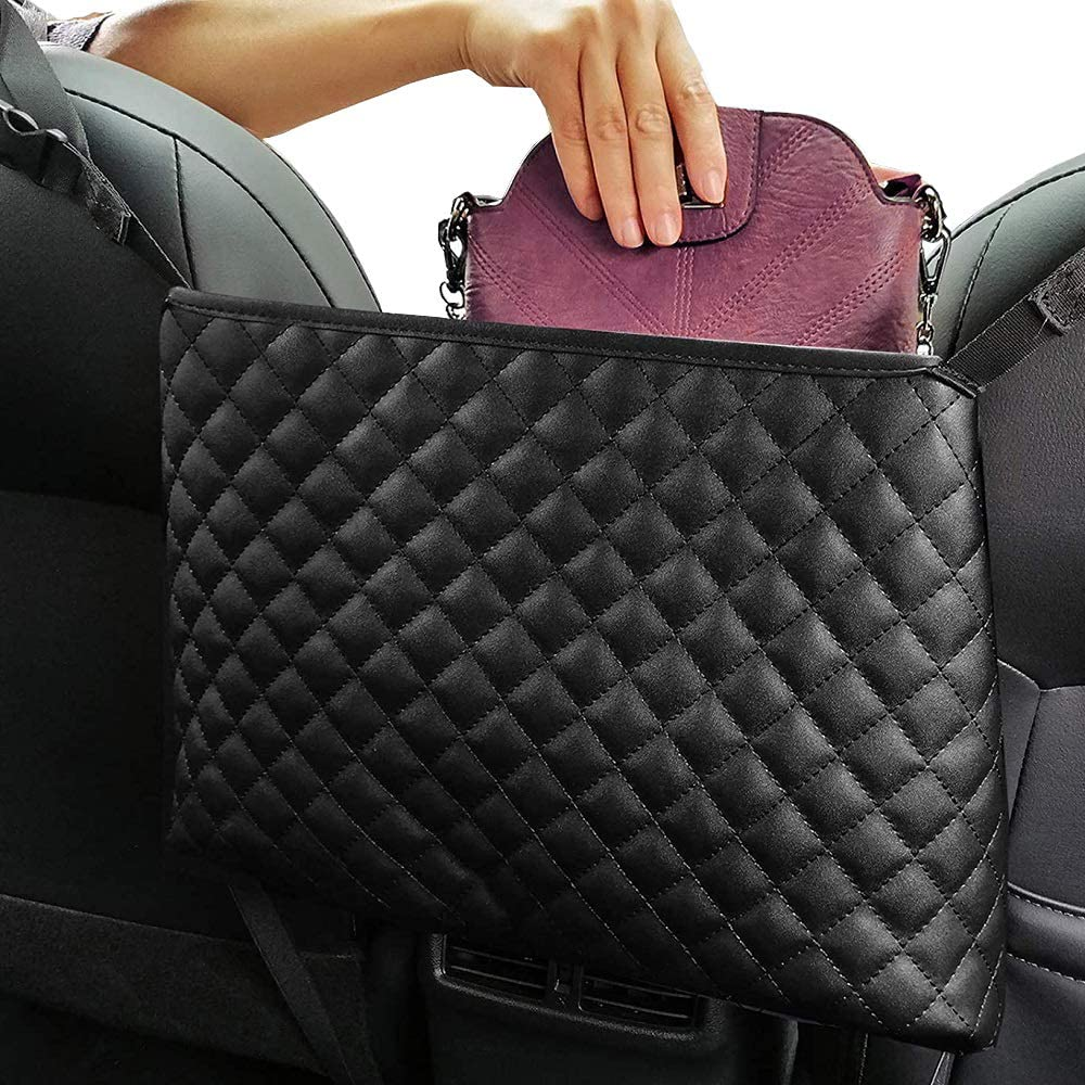 PU Leather Car Handbag Holder