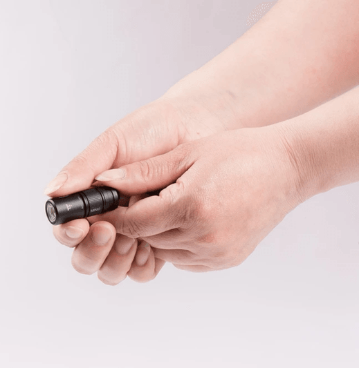 Mini Rechargeable Keychain Flashlight 250 Lumen USB Powered EDC Torch