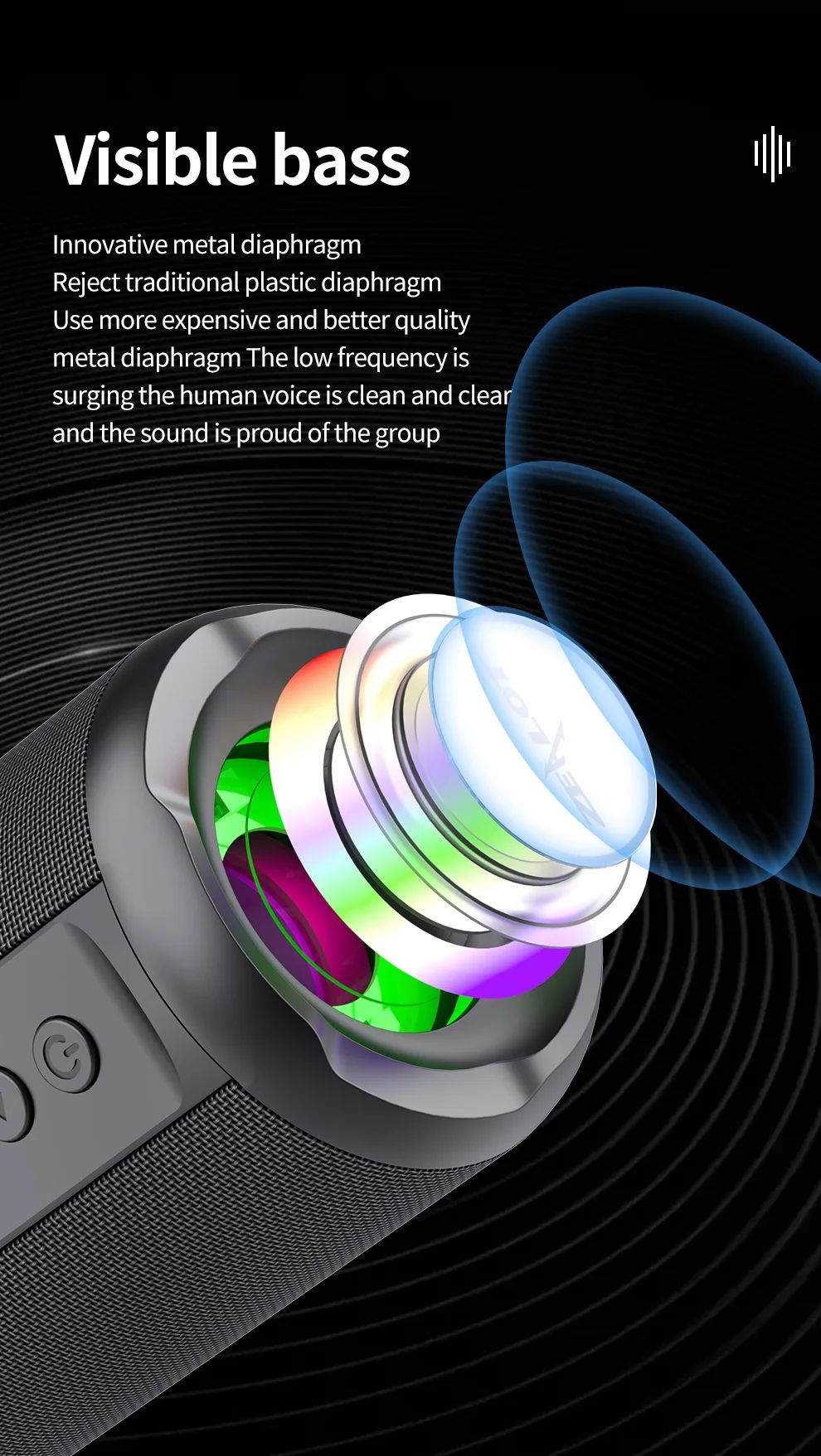 ZEALOT S46 10W Wireless Bluetooth Speaker