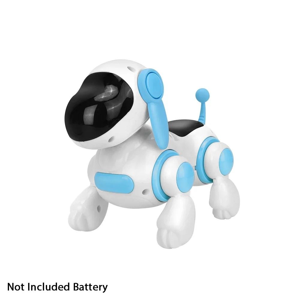 Smart Interactive Robotic Dog Toy with Lights Sound and Crawling Action