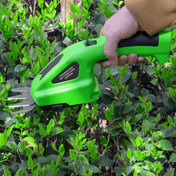 HILDA 2-in-1 Cordless Hedge Trimmer & Grass Shear, 20V Electric, Lightweight, Dual-Action Blades for Garden Shrub