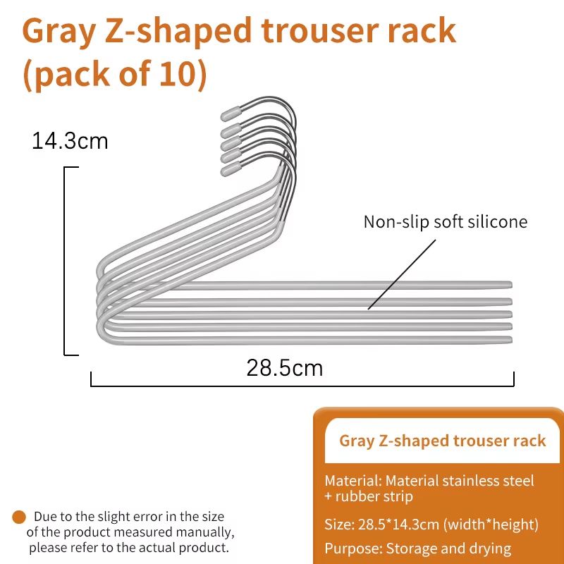 Space-Saving Expandable Sliding Pants Rack